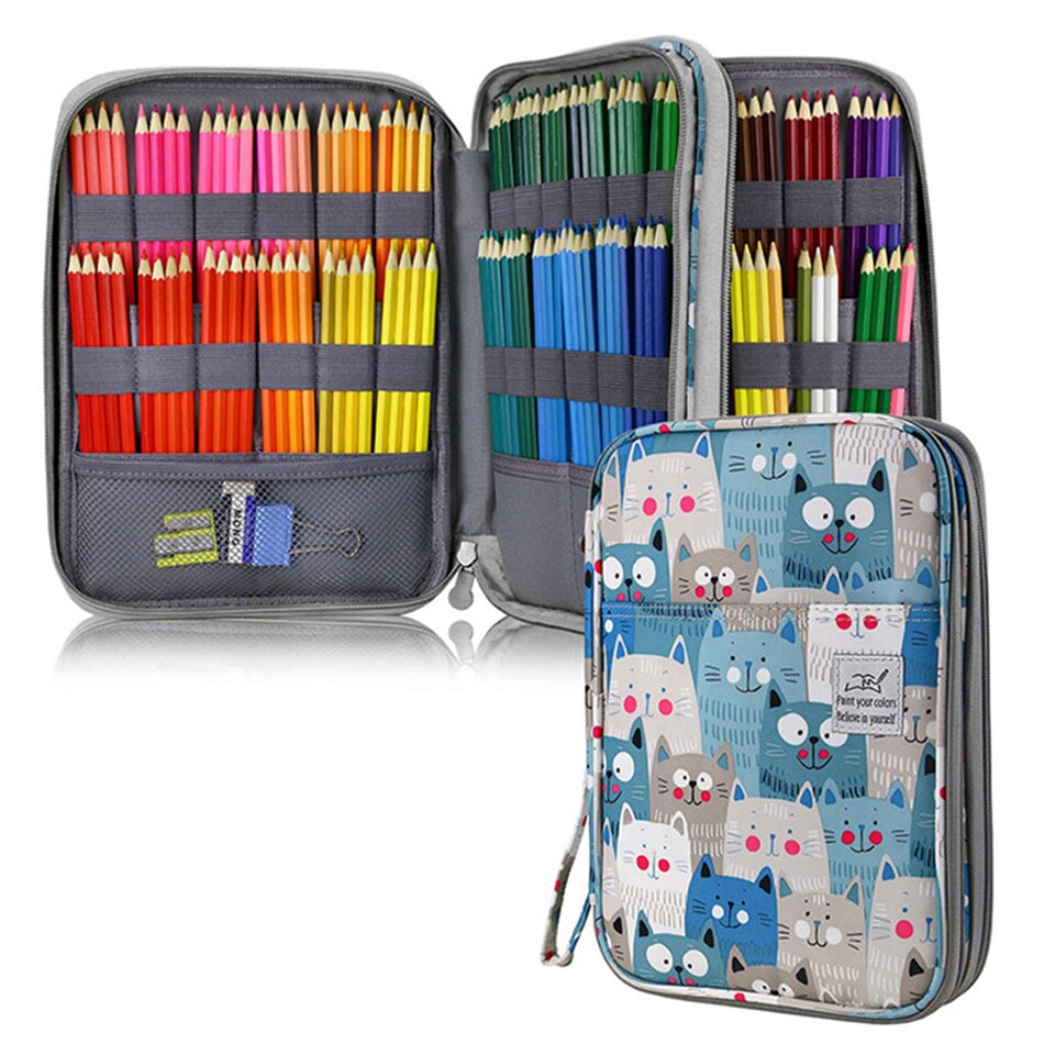 96-192 Slots Pencil Case for School - Large Capacity