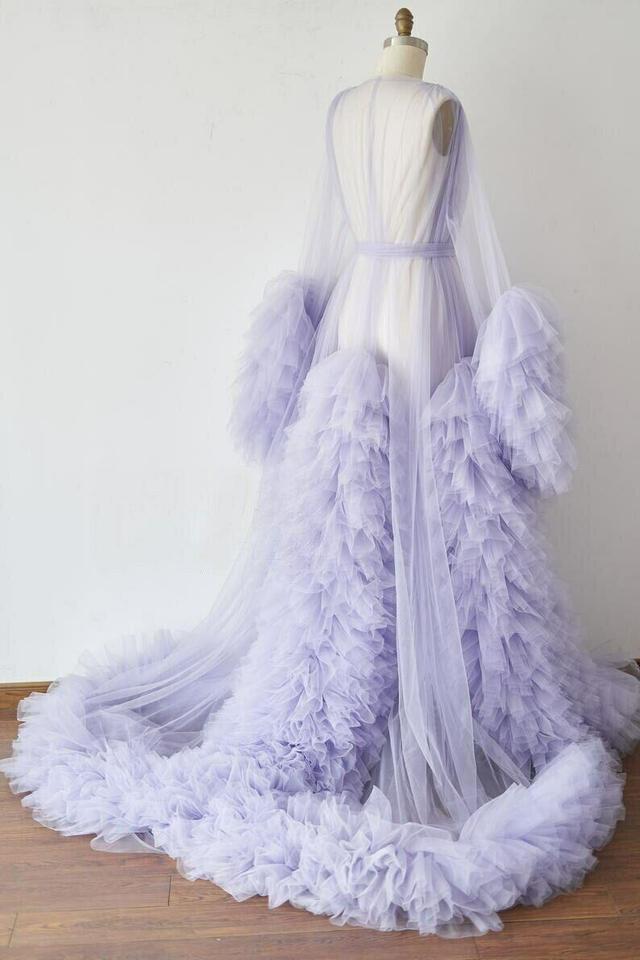 Maternity Robes: Long Tulle Robe Dresses for Photo Shoot, Birthday, Bridal, Party, Nightwear (2021)