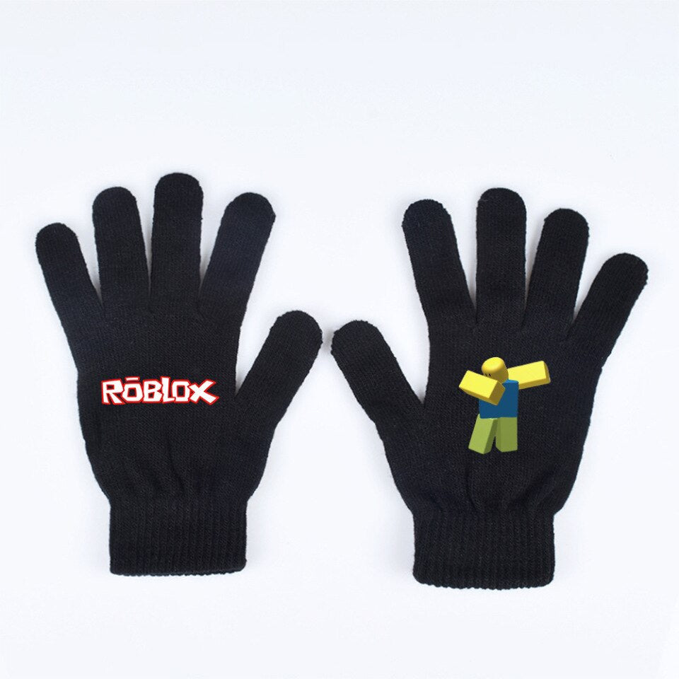 Roblox Winter Fäustlinge, schwarze Handschuhe