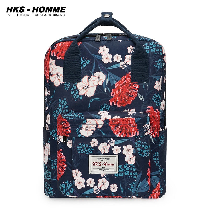 Fashion 2021: Women Canvas Backpack, Waterproof, Laptop, School
