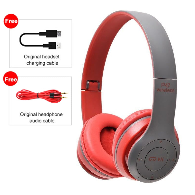 9D HIFI Stereo Faltbare Wireless Kopfhörer für mobile xiaomi iphone samsumg tablet Bluetooth Kopfhörer mit Mikrofon