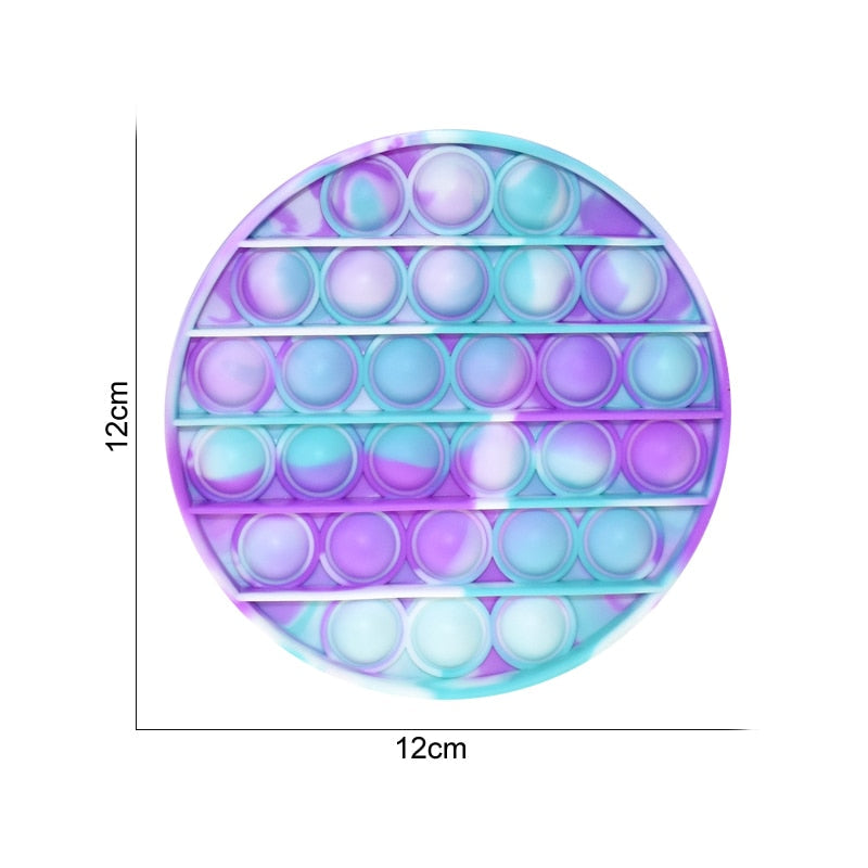 Regenbogen Push Bubble Popit Fidget