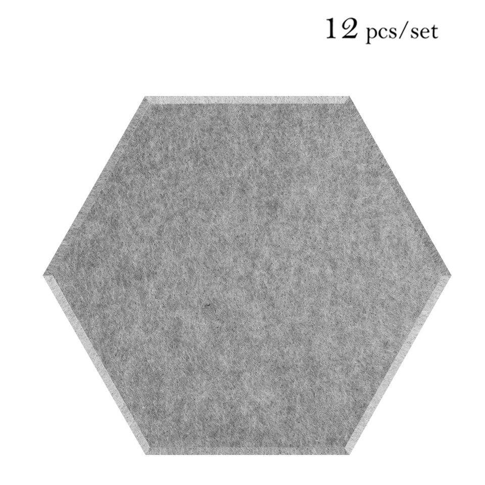 Schalldichte Akustikplatten 12 Stk. Schalldämmende Wandsticker für Heimstudio, Lärmschutz, Deko Tür - Schlafzimmer Zubehör