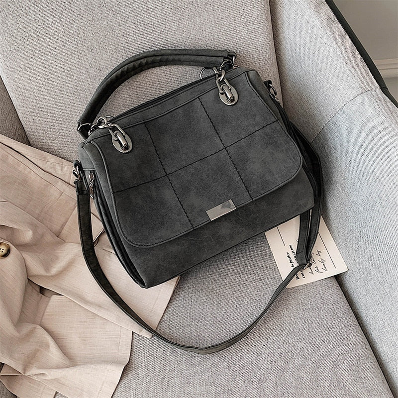Fourre-tout en cuir PU pour femme Matt Gommage pour sac à main pour femme