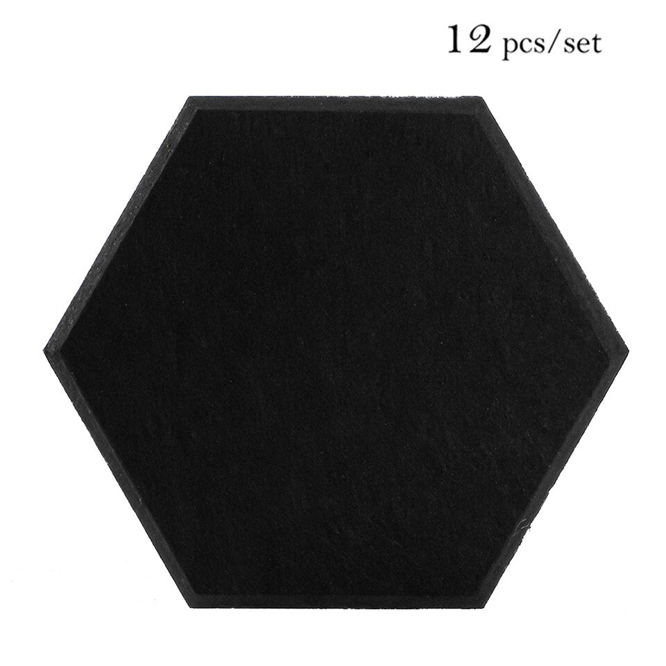 Schalldichte Akustikplatten 12 Stk. Schalldämmende Wandsticker für Heimstudio, Lärmschutz, Deko Tür - Schlafzimmer Zubehör