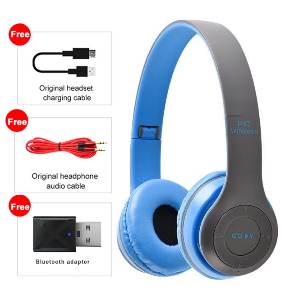 9D HIFI Stereo Faltbare Wireless Kopfhörer für mobile xiaomi iphone samsumg tablet Bluetooth Kopfhörer mit Mikrofon