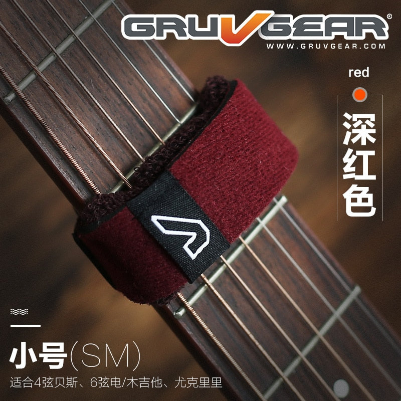 Gruv Gear FretWraps - Schnurschlagdämpfer für Bass, Akustikgitarre, Ukulele - Einzelpackung
