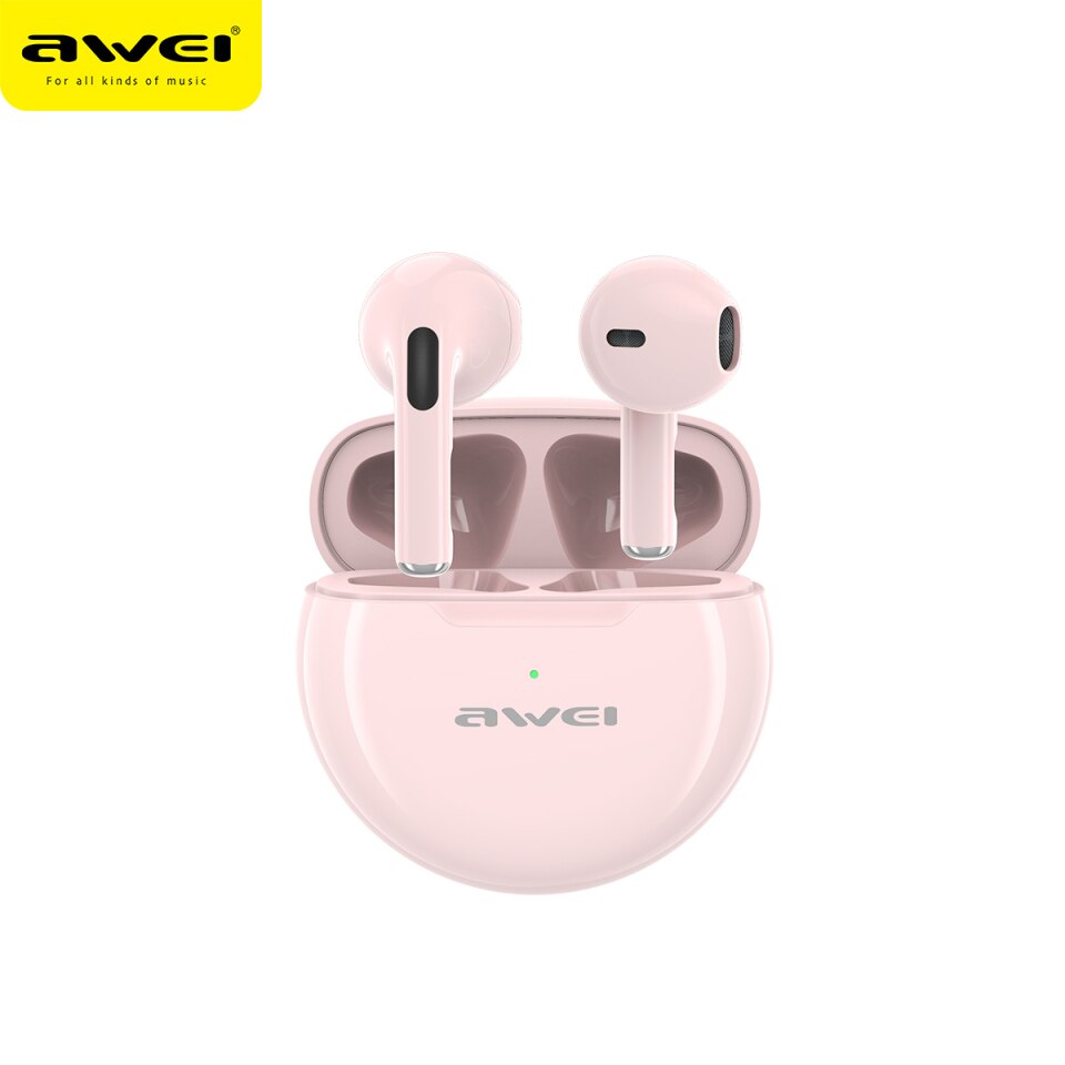 AWEI T17 TWS Bluetooth Headsets, Wireless, Mini, Type-C, Microphone, Sports Game