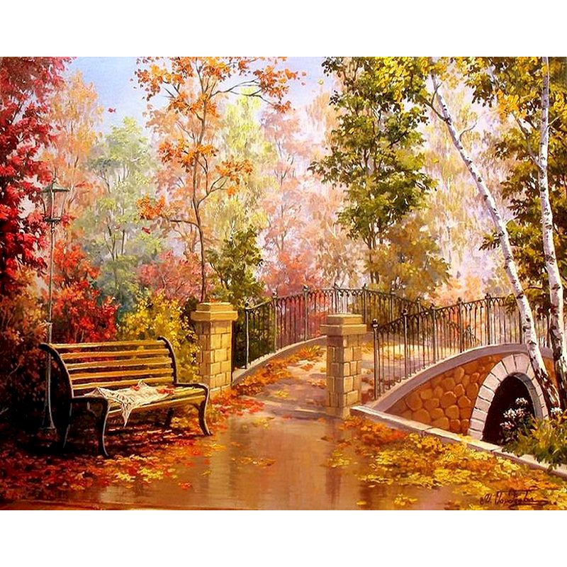 Acrylic Paint Number Kit Oil Painting for Adults DIY Kit