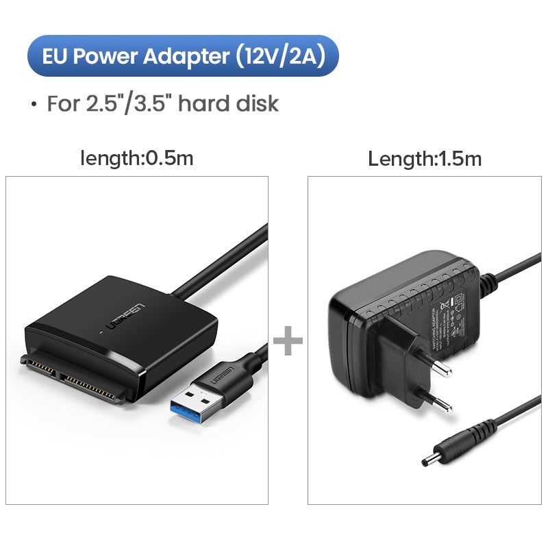 SATA USB Adapter USB 3.0 2.0 auf Sata 3 Kabel Konverter
