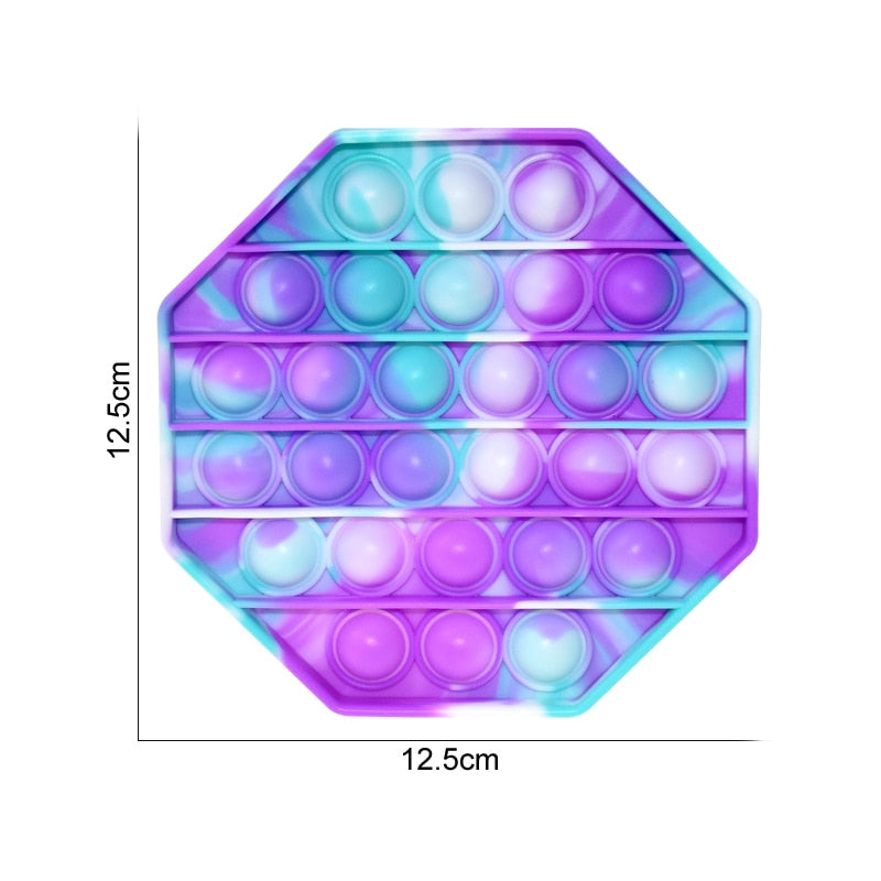 Regenbogen Push Bubble Popit Fidget
