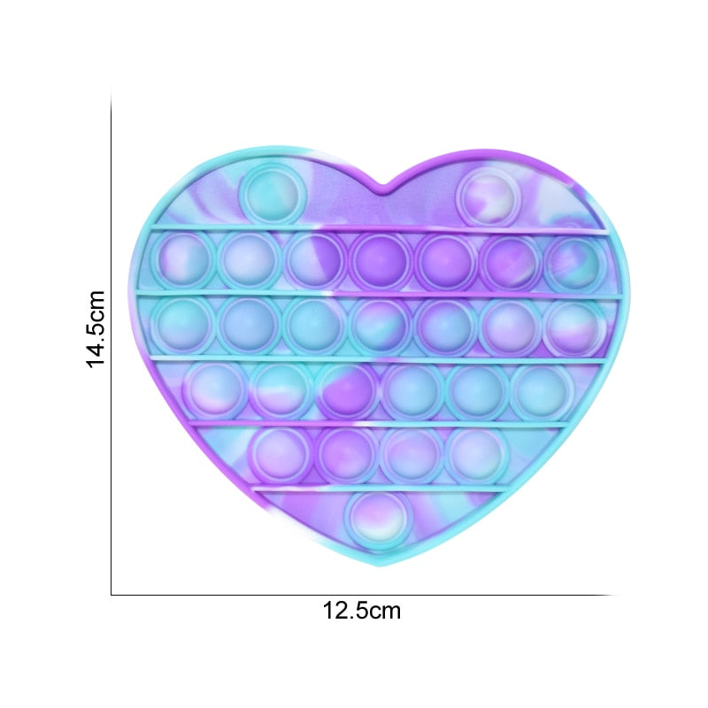 Regenbogen Push Bubble Popit Fidget