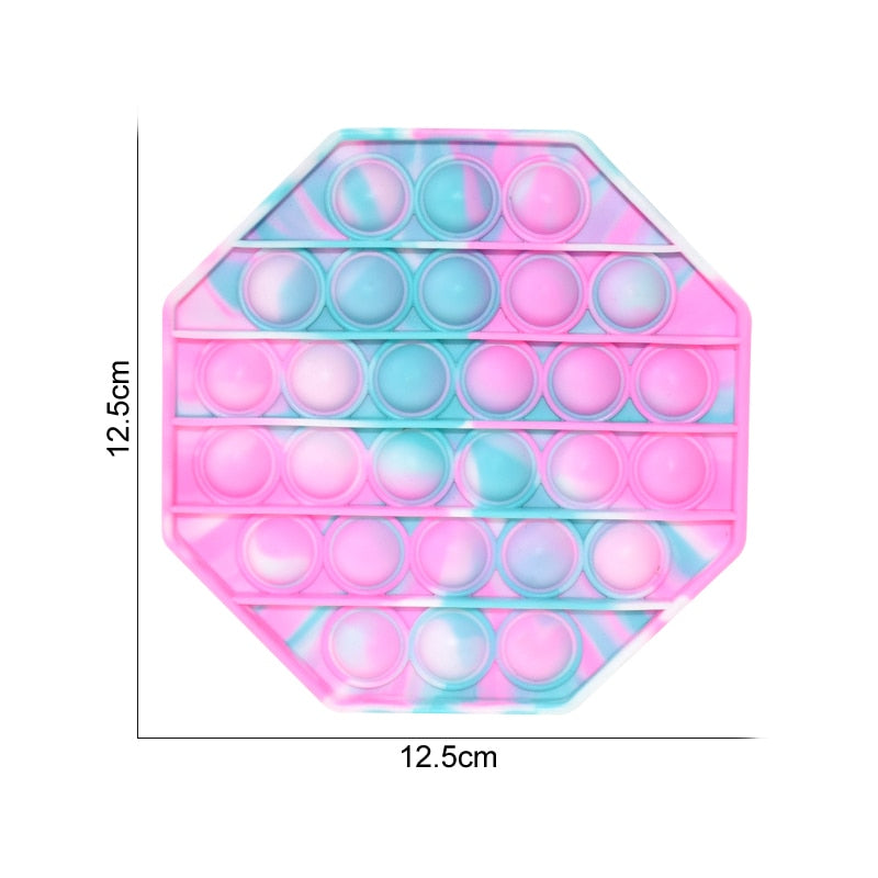 Regenbogen Push Bubble Popit Fidget
