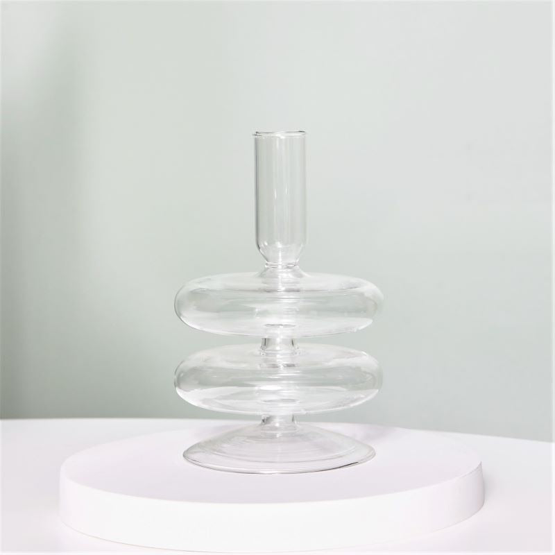 Candle Holder Glass for Home Wedding Party
