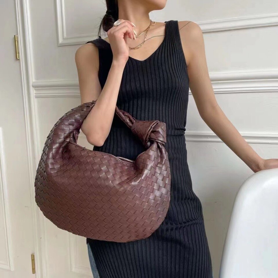 2021 Luxury Woven Leather Shoulder Bag