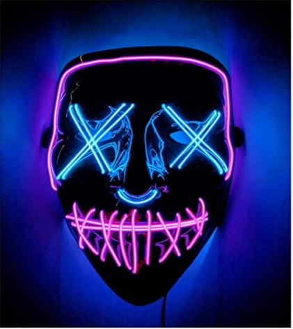 Monster Purge Maske mit LED Licht