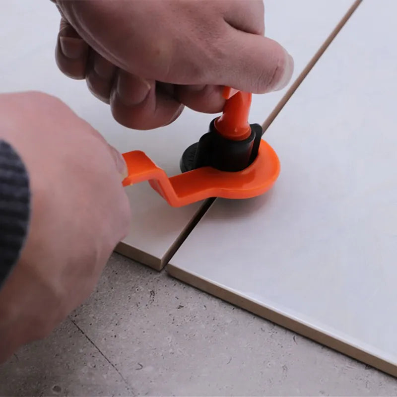 702/1404Pcs flat ceramic floor wall construction tools reusable tile leveling system