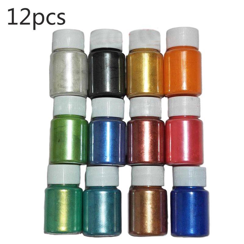 24 pcs. DIY pearl mica epoxy resin dye