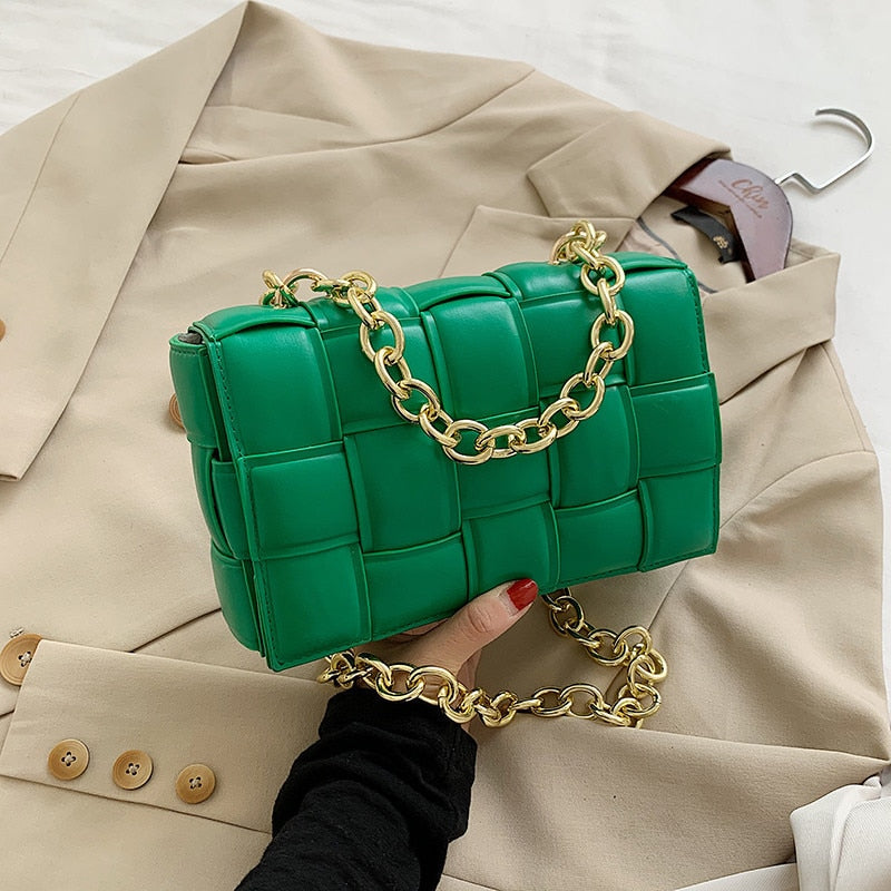 Green Luxury Shoulder Bag for Women