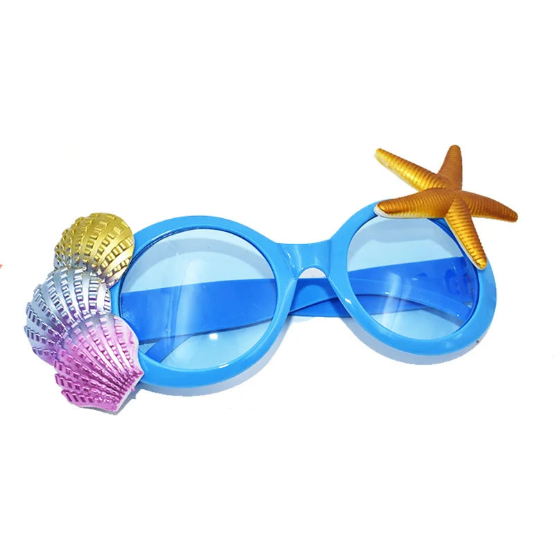 100Pair Funny Hawaiian Glasses, Tropical Sunglasses Fancy Dress Props, Fun Summer Kids Party Favors, Beach Themed Party Supplies
