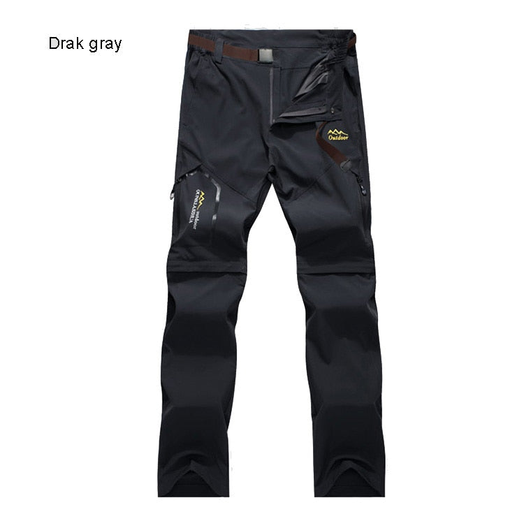 TRVLWEGO Men Camping Hiking Pants Trekking High Stretch Summer Thin Waterproof Quick Dry