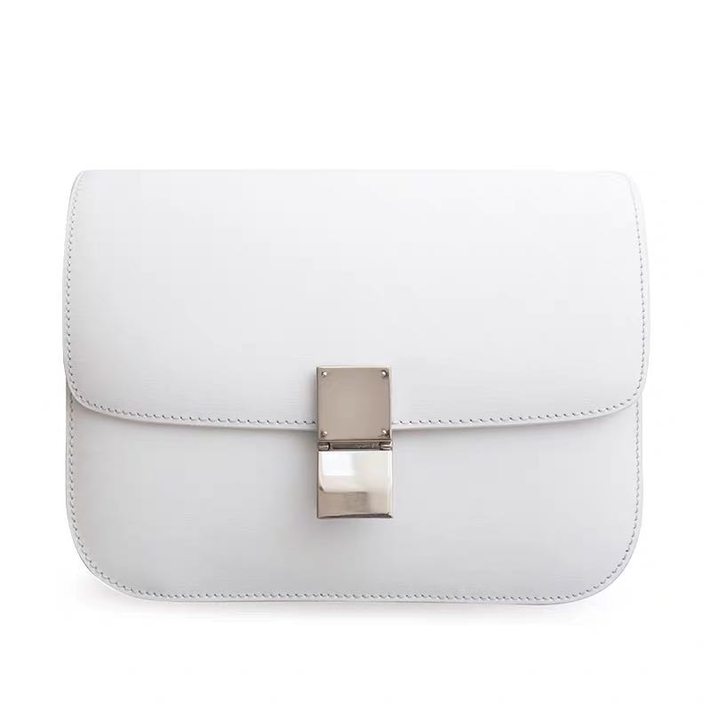 Women's luxury handbag made of genuine leather