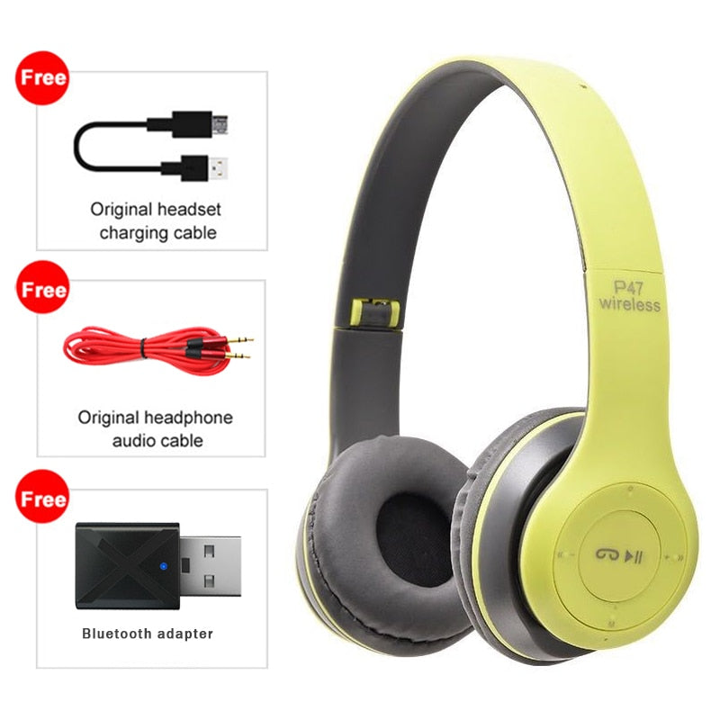 9D HIFI Stereo Faltbare Wireless Kopfhörer für mobile xiaomi iphone samsumg tablet Bluetooth Kopfhörer mit Mikrofon
