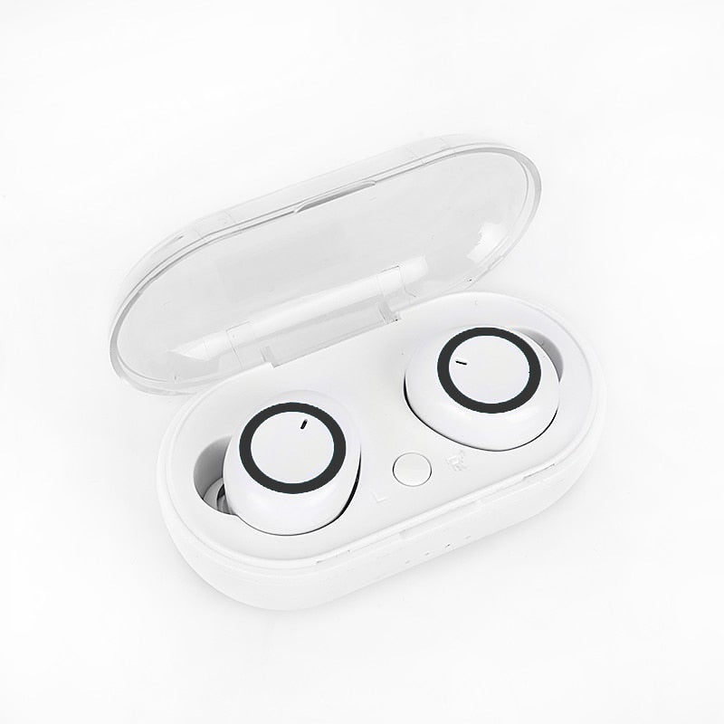 Casque Bluetooth Y50 TWS avec microphone et boîtier de charge