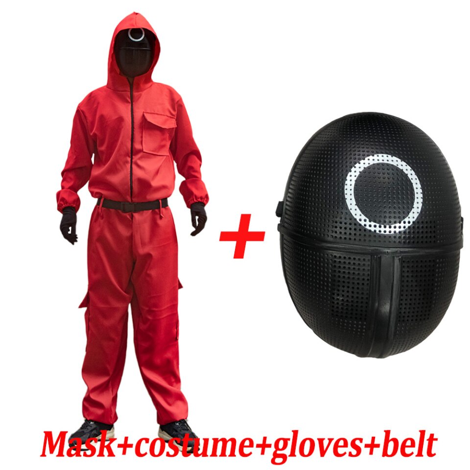 Squid Game Kostüm und Maske