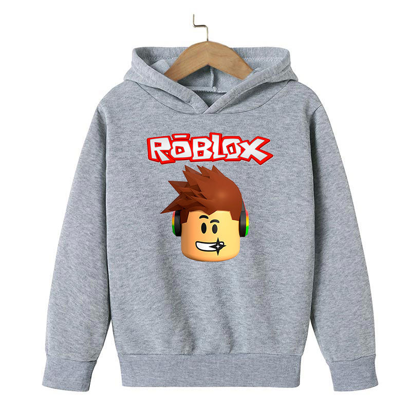 Robloxing Hoodie aus reiner Baumwolle für Teens und Kinder
