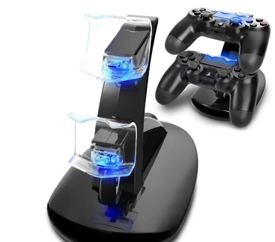 PS4 Controller Charging Station + LED Display