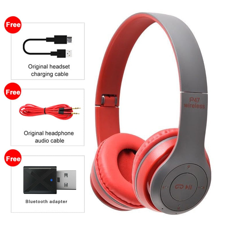 9D HIFI Stereo Faltbare Wireless Kopfhörer für mobile xiaomi iphone samsumg tablet Bluetooth Kopfhörer mit Mikrofon