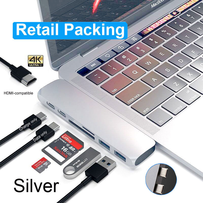 Possible USB C Hub Thunderbolt 3 Dock with HDMI-Rj45 Adapter for MacBook Pro-Air M1