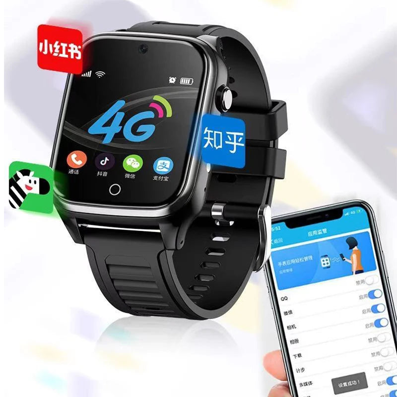 2021 Neueste Ankunft Kinder 4G smart Watch GPS Tracking Locator 1.54Inch Video Call