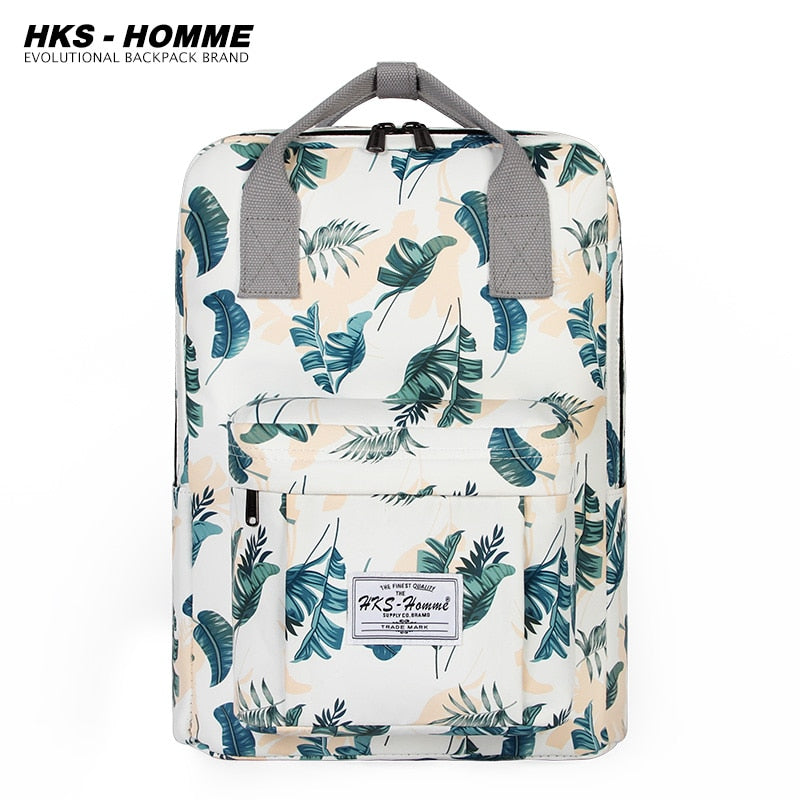 Fashion 2021: Women Canvas Backpack, Waterproof, Laptop, School