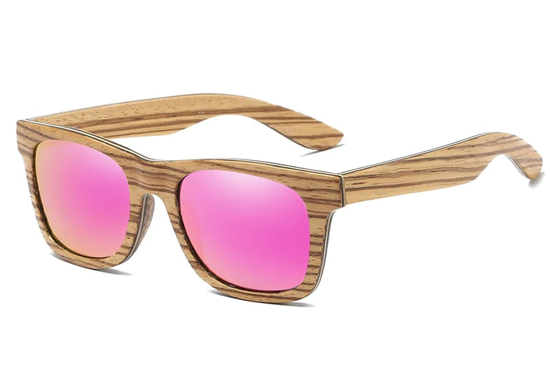 Handgefertigte Holz-Sonnenbrille für Frauen und Männer