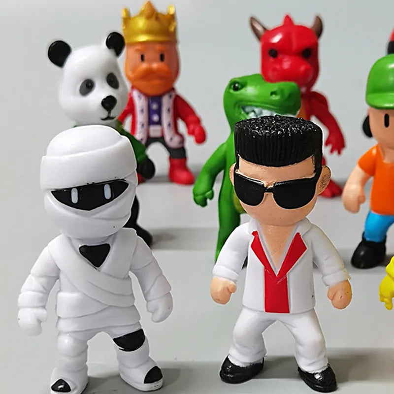 8-24Stück Stummel Kerle Action Figur Kawaii Anime