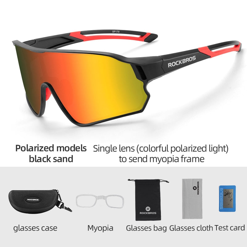 ROCKBROS Photochromic Cycling Glasses Bicycle UV400 Sport Sunglasses for Men Women