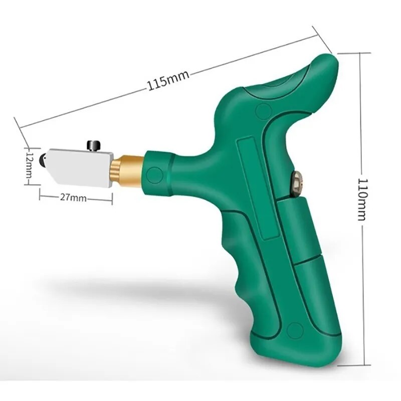 Portable Glass Cutter Wheel Spreader Opener Breaker Handle Tile Cutter Mirror Quick Opening Set Construction Tools