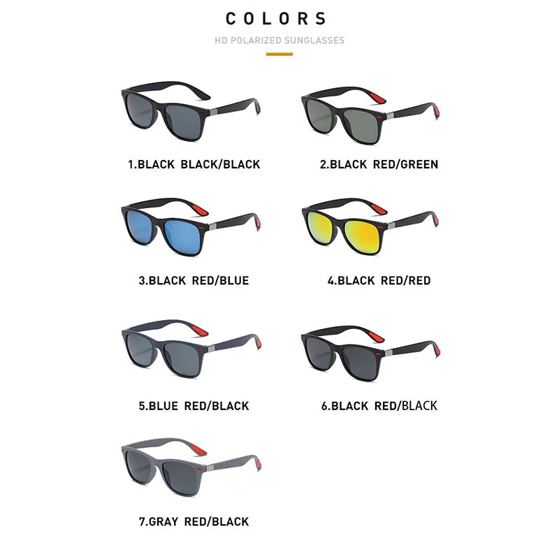 Night Vision Goggles PC Frame Polarized Sunglasses Men Outdoor Sport Sunglasses