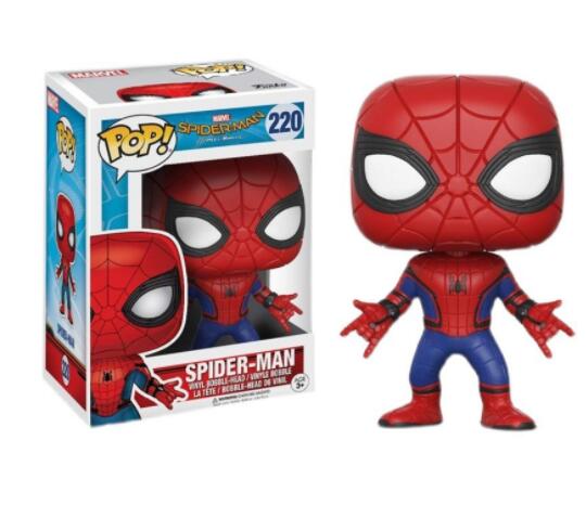 FUNKO Pop Spider-Man Black Gold Suit 911# & Iron Spider 913# & Mysterio 305# Vinyl Figur Collectible