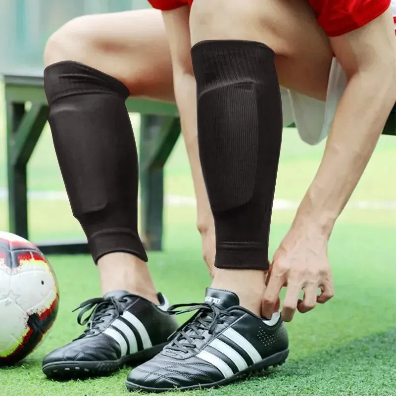 1 Pair Sports Football Shin Guards Pad Sleeve Sock for Adults