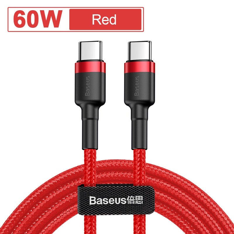Baseus USB C to USB C Cable for MacBook Pro 100W PD Fast Charging