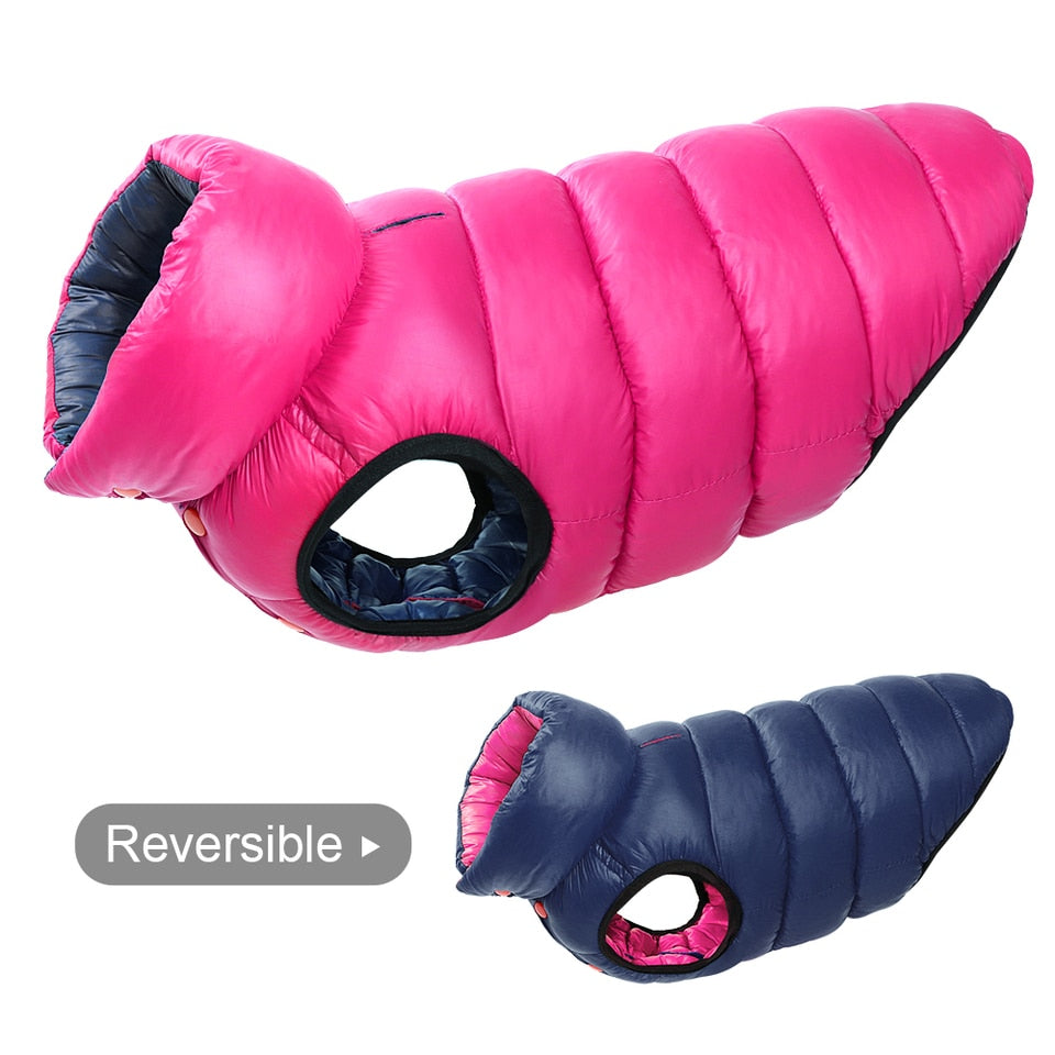 Warm Dog Vest Winter-Reversible