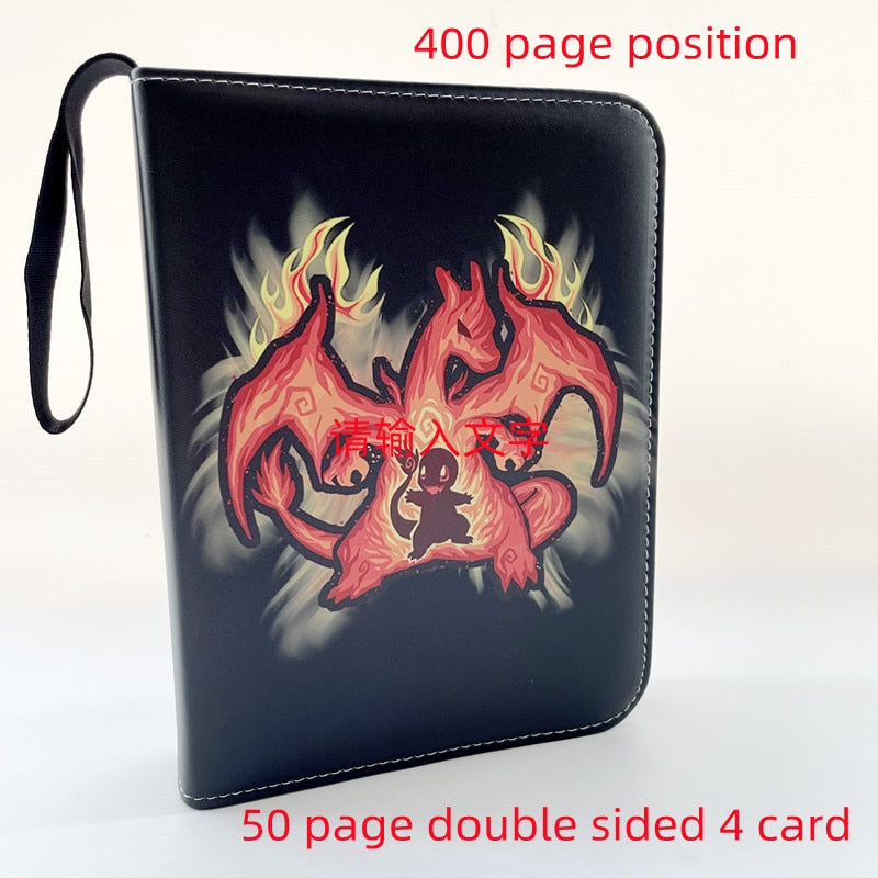 200-400 Pikachu Fotoalbum Notizbuch Pokemon Spielkarten Binder Karten Buch Mappe