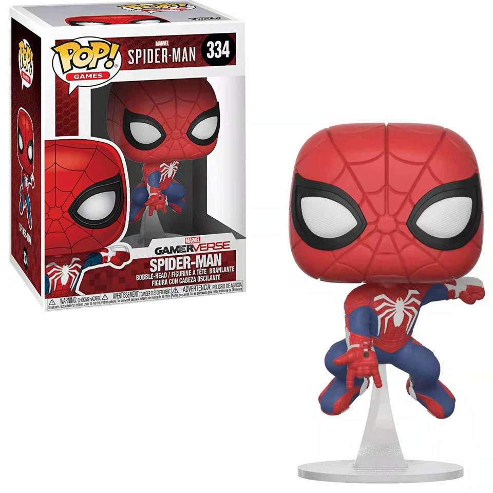 FUNKO Pop Spider-Man Black Gold Suit 911# & Iron Spider 913# & Mysterio 305# Vinyl Figur Collectible
