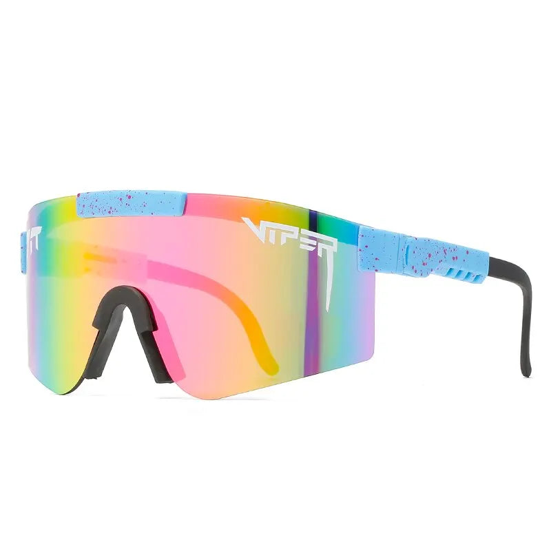 Men and Women Colorful Reflective Sunglasses Outdoor Cycling Eyewear Uv400 2023