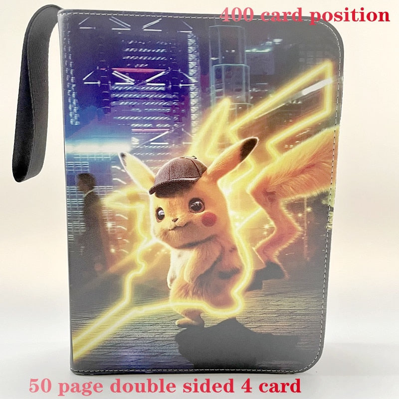 200-400 Pikachu Fotoalbum Notizbuch Pokemon Spielkarten Binder Karten Buch Mappe