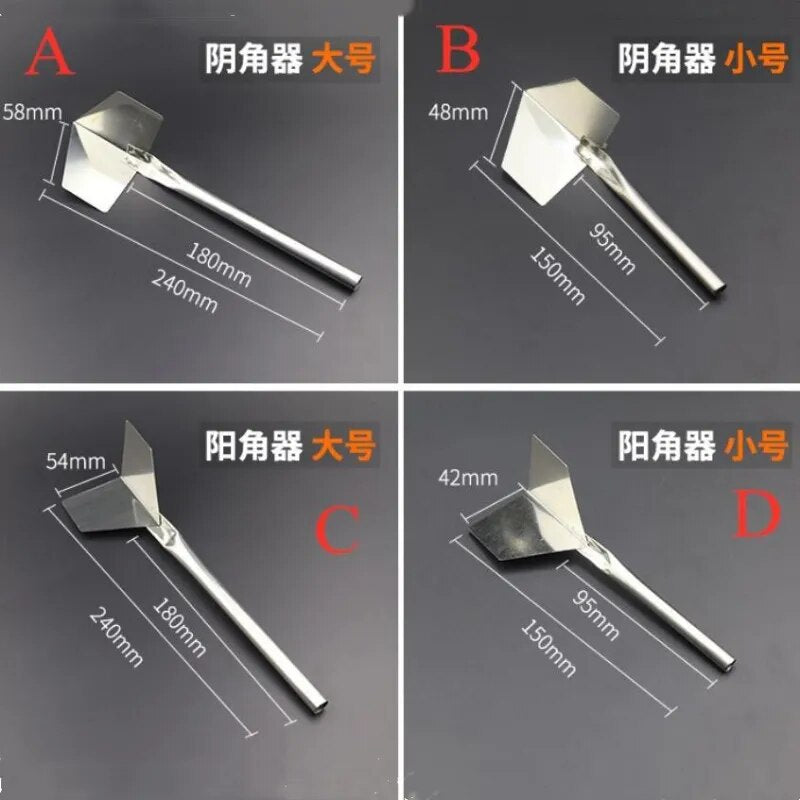 1pcs Drywall Corner Scraper Spatula Finisher Cleaning Stucco Removal Builder Tool for Floor Wall Ceramic