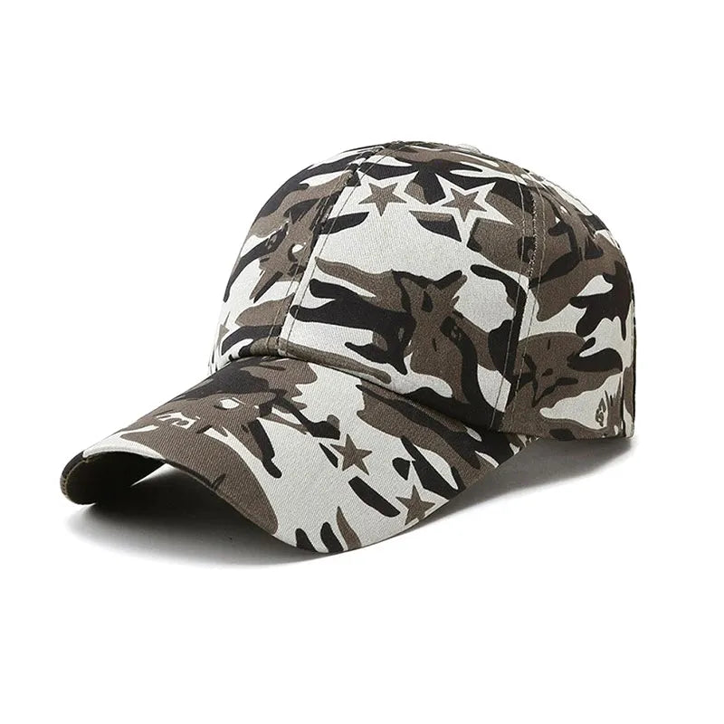 Einstellbare Baseballmütze Taktische Sommer Tarnfarbe Militär Armee Tarnfarbe Airsoft Jagd Camping Caps